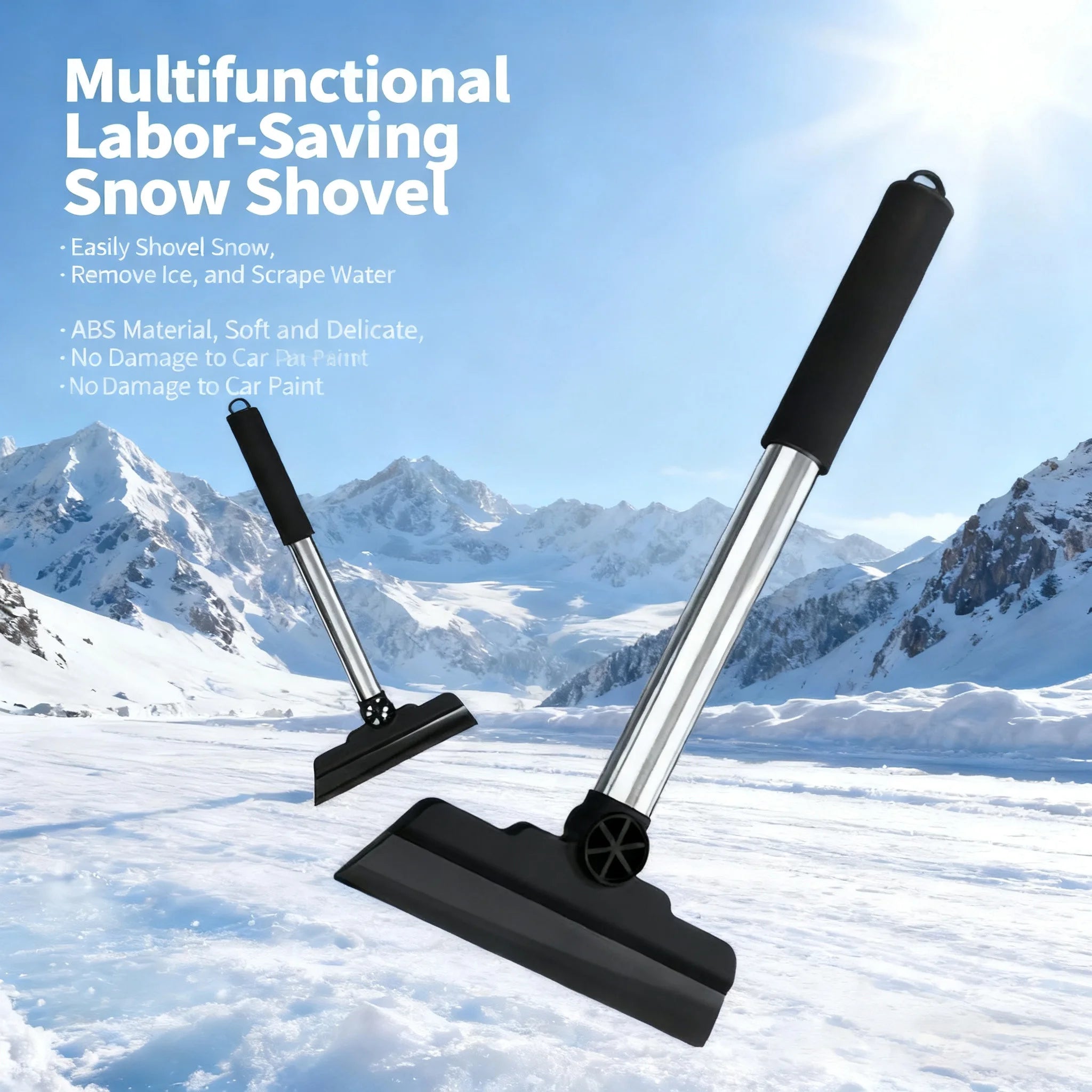 Car Snow Shovel Auto Ice Scraper Snow for Windshield Snow Shovel Car Winter Snow Removal Cleaning Tools Car Snow Removal Tool