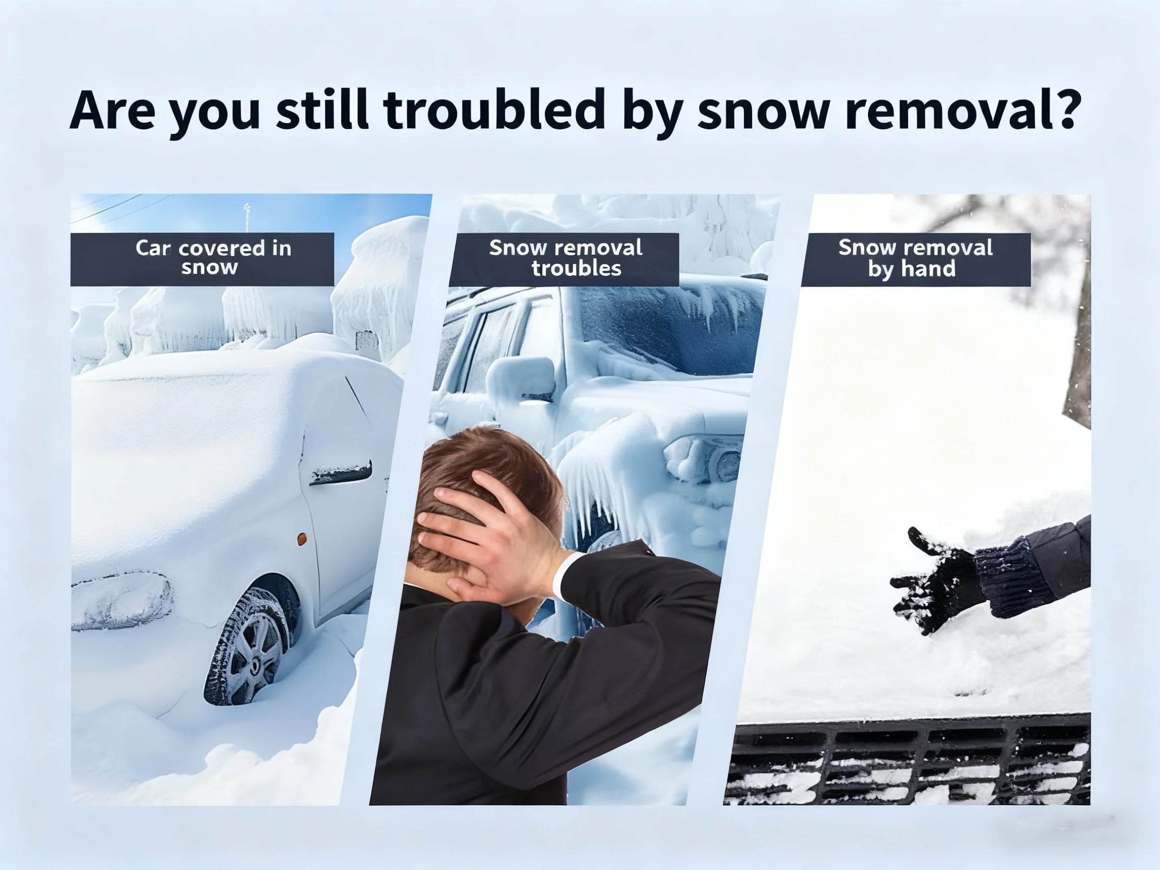 Car Snow Shovel Auto Ice Scraper Snow for Windshield Snow Shovel Car Winter Snow Removal Cleaning Tools Car Snow Removal Tool