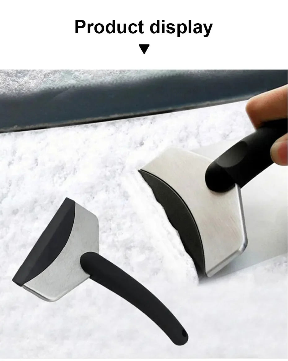 SEAMETAL Car Ice Scraper Snow Removal Shovel Winter Windshield Window Snow Cleaning Scraping Tool Auto Ice Breaker Snow Shovel