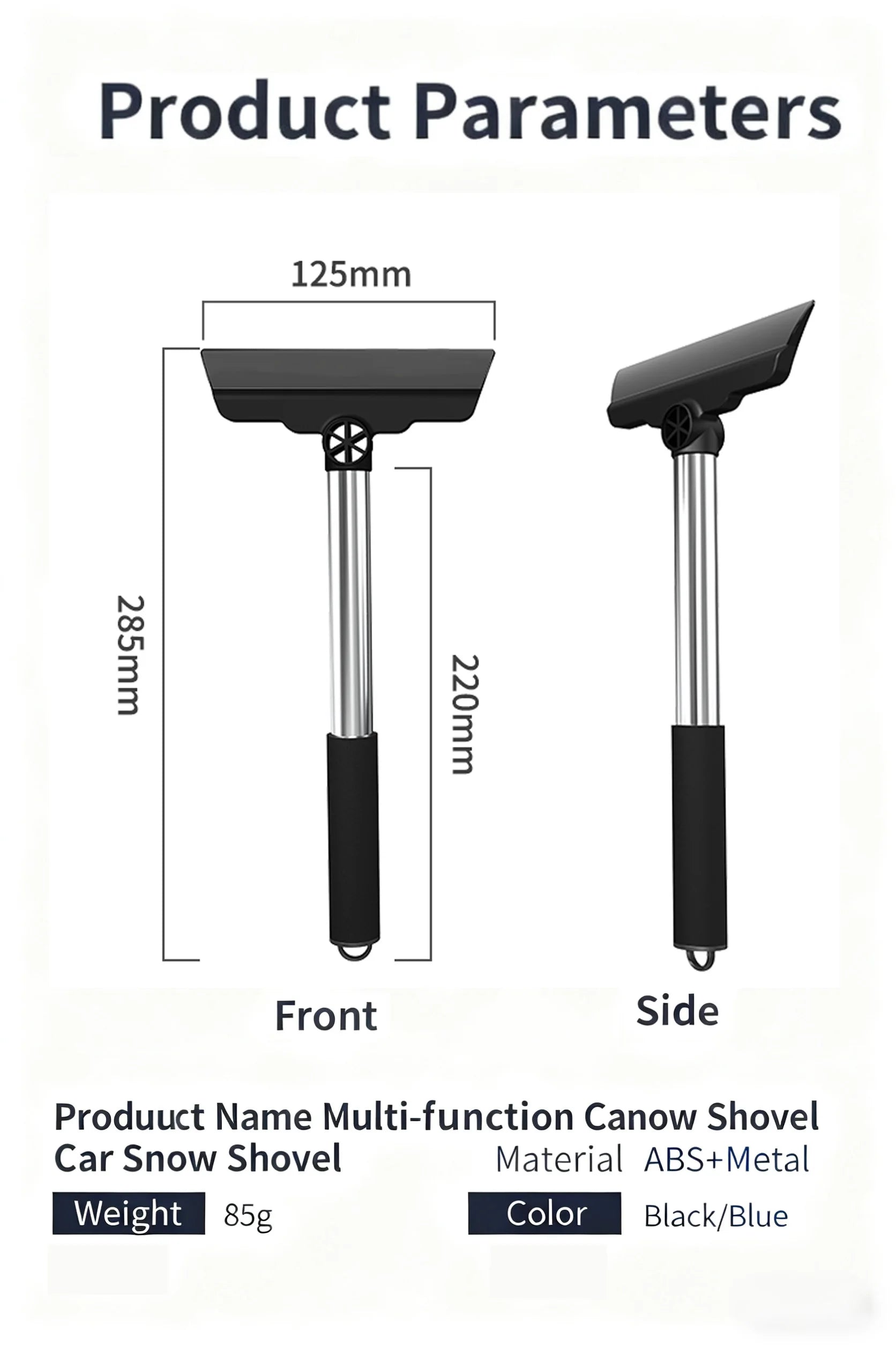 Car Snow Shovel Auto Ice Scraper Snow for Windshield Snow Shovel Car Winter Snow Removal Cleaning Tools Car Snow Removal Tool