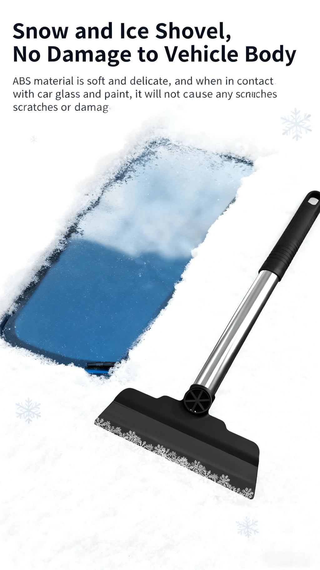Car Snow Shovel Auto Ice Scraper Snow for Windshield Snow Shovel Car Winter Snow Removal Cleaning Tools Car Snow Removal Tool